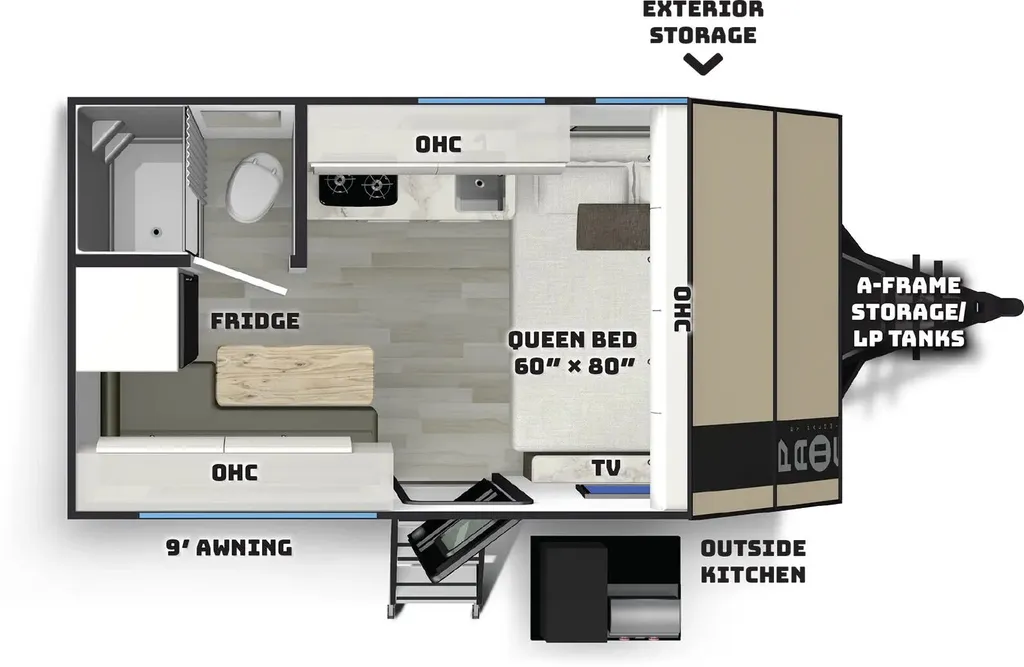 2026 Palomino Pause Reboot Edition 143 floor plan