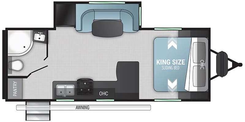 Twilight RV Signature TWS 2100 floor plan