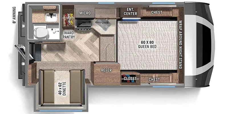 Palomino Real-Lite HS-1912 floor plan