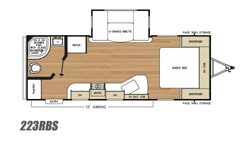 Coachmen Catalina Legacy Edition 223RBS floor plan
