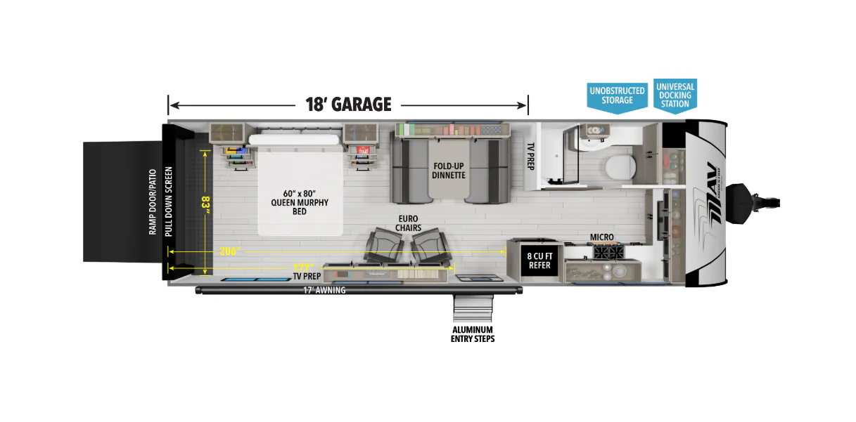 Grand Design Momentum MAV 24MAV floor plan