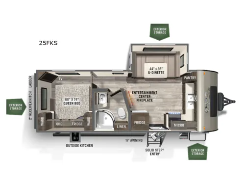 2023 Forest River Flagstaff Micro Lite 25FKS, Photos photo 2