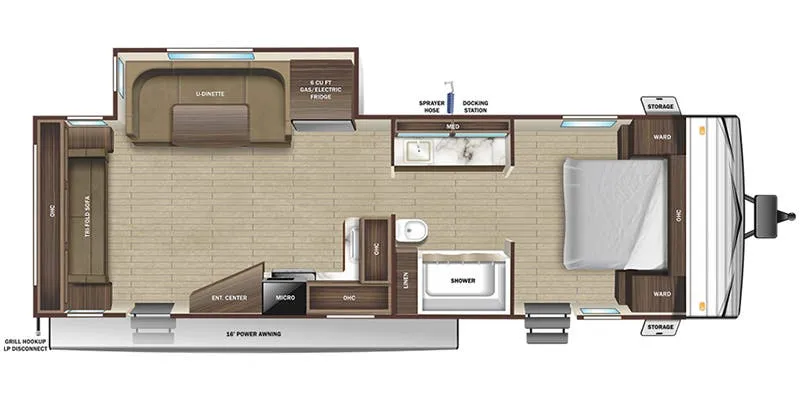 Olympia Olympia 26RLS floor plan