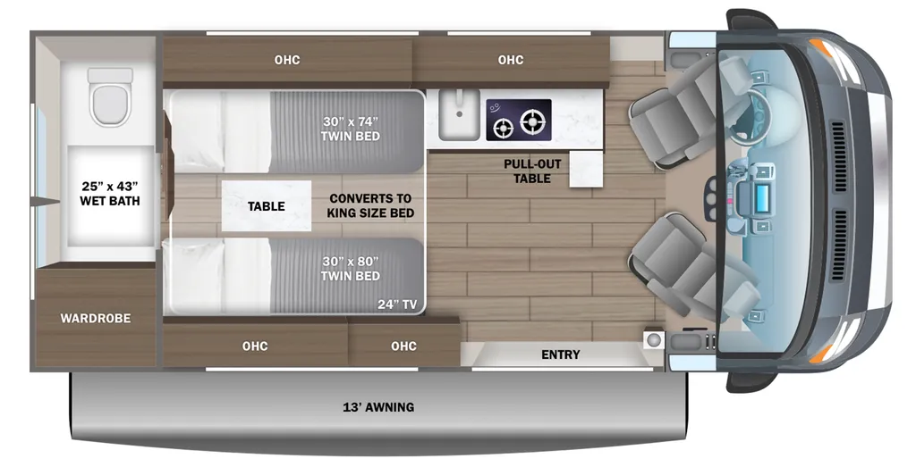 2026 Jayco Swift 20T floor plan