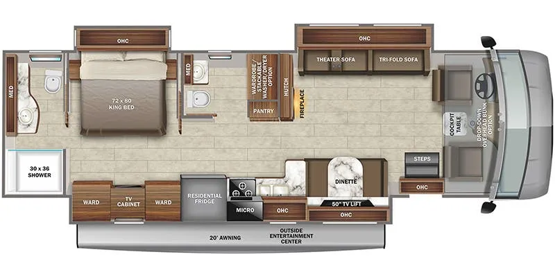 2022 Jayco Precept 36C - Floor plan