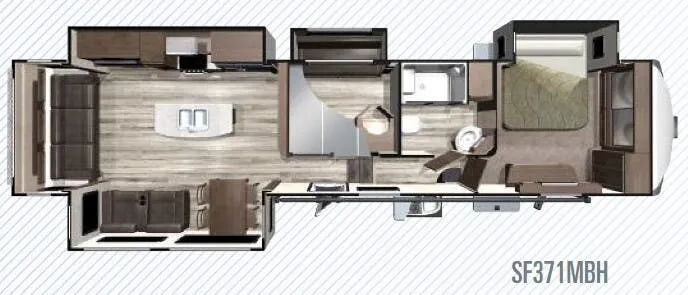 Highland Ridge Silverstar SF371MBH exterior