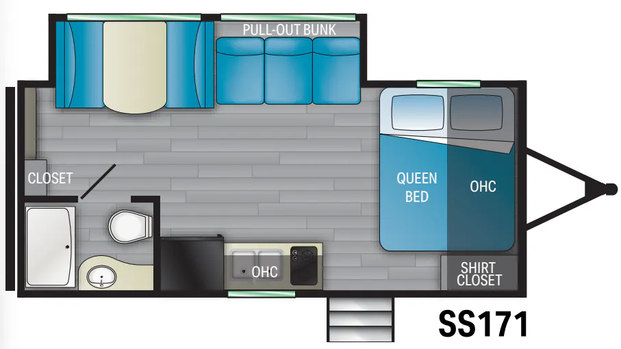 Heartland Pioneer SS171 floor plan