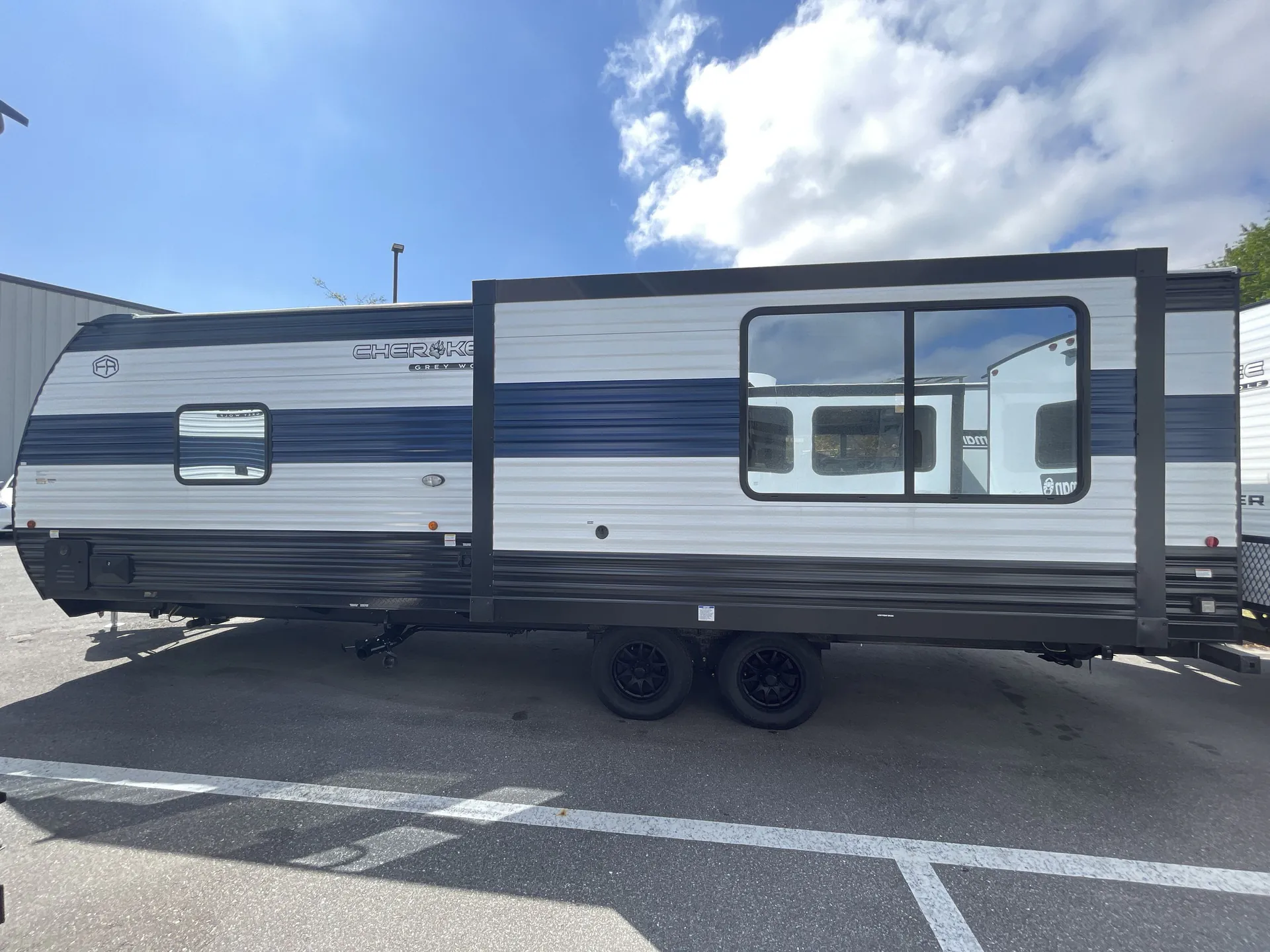 2026 Forest River Cherokee Grey Wolf 26SS — off campside