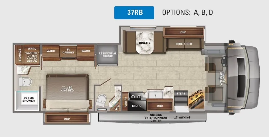 Jayco Seneca 37RB floor plan
