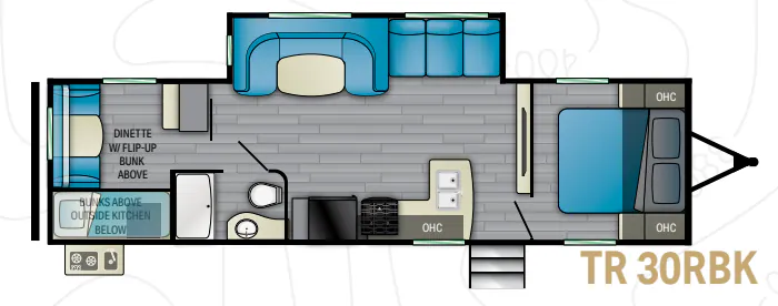 Heartland Trail Runner 30RBK floor plan