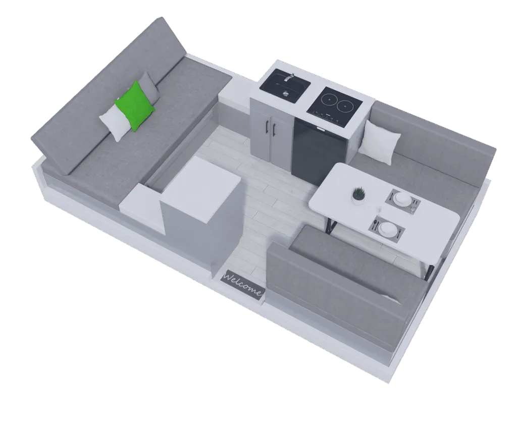 2025 Aliner Ranger 12 floor plan