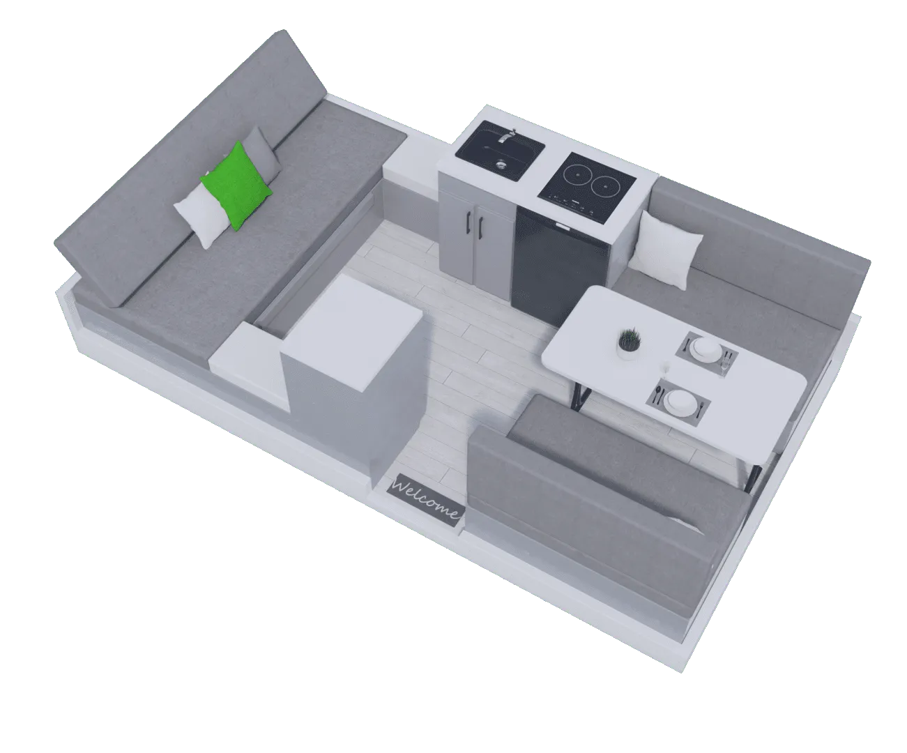 2025 Aliner Ranger 12 - Floor plan