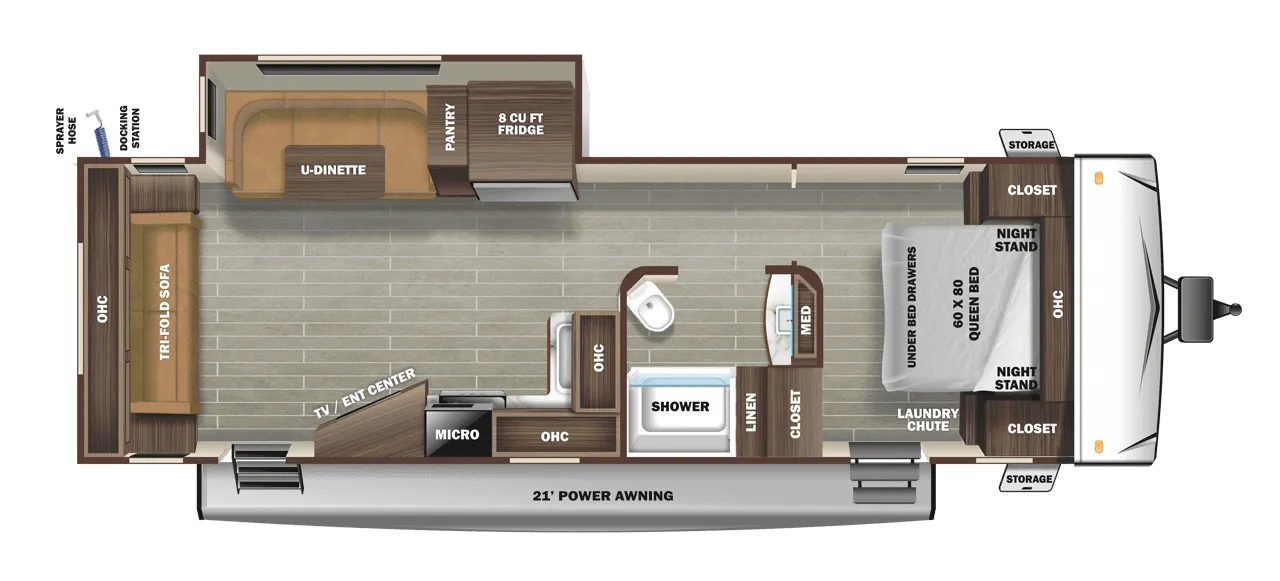Starcraft Super Lite 262RL floor plan