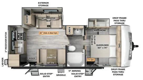Forest River Rockwood Mini Lite 2515S exterior