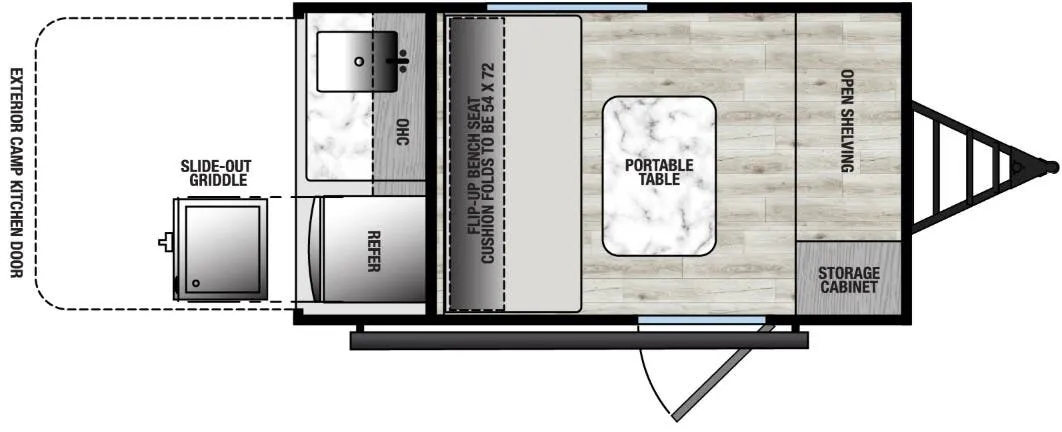 Coachmen Clipper ROK 8000ROK floor plan