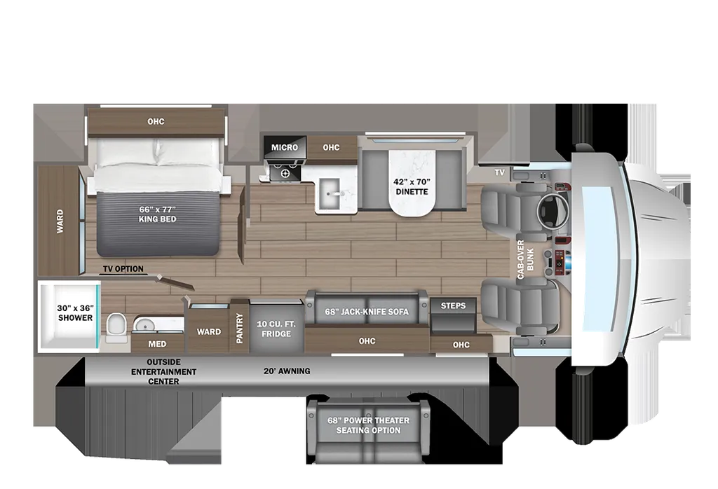2026 Entegra Coach Esteem XL 32U floor plan