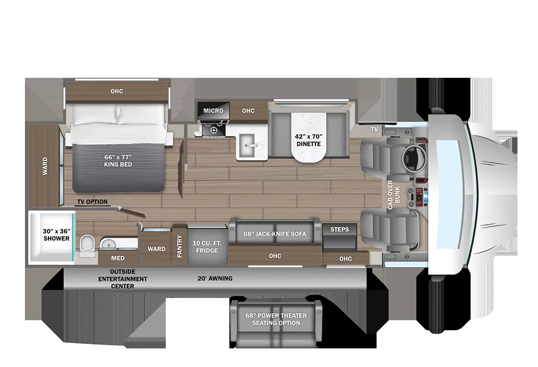 2026 Entegra Coach Esteem XL 32U - Floor plan