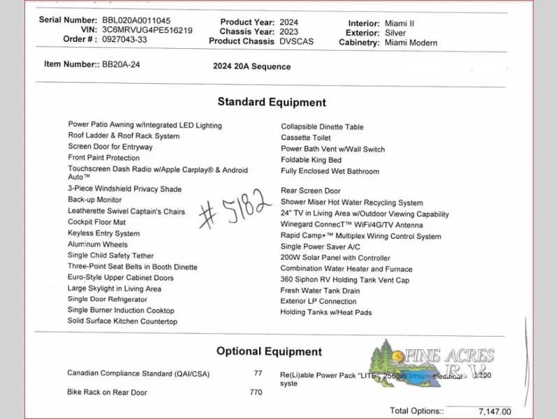 2024 Thor Motor Coach Sequence 20A - Photo 4