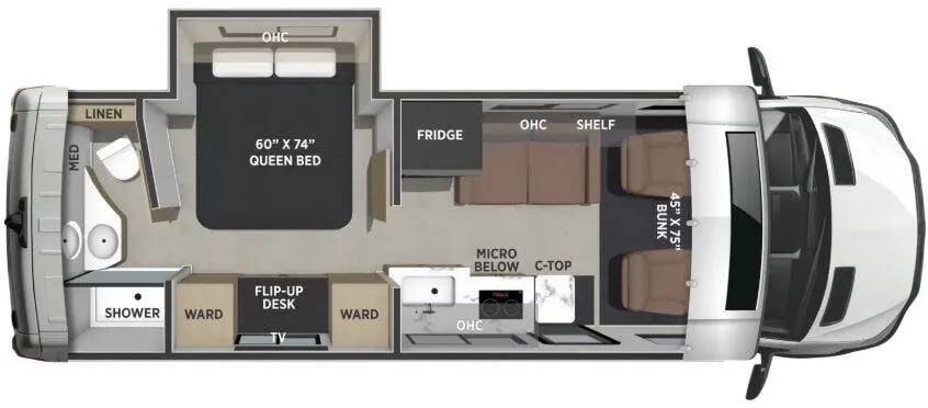 Coachmen Prism 26RB floor plan
