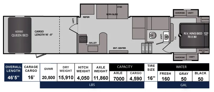 Genesis Supreme Sandsport SCK4016 floor plan