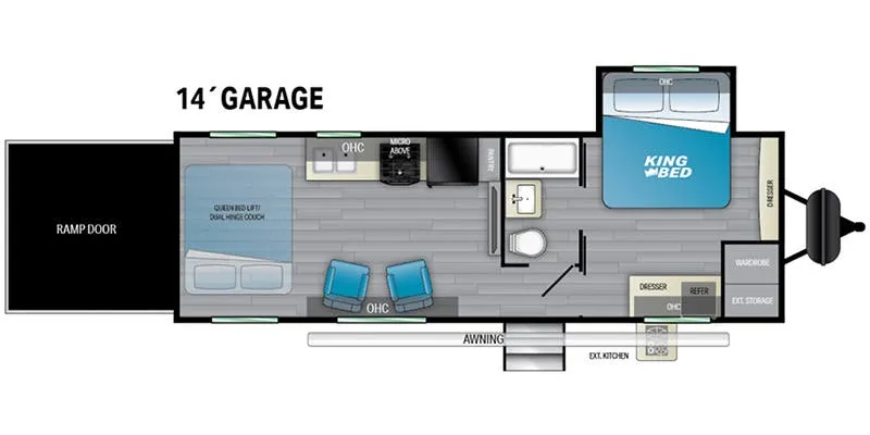 Heartland Fuel 260 floor plan