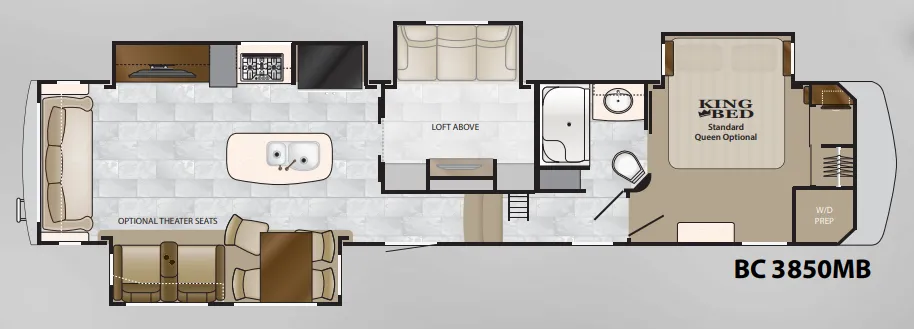Heartland Big Country 3850MB floor plan