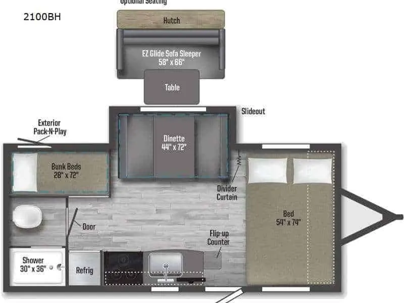 2024 Winnebago Micro Minnie 2100BH - Photo 3