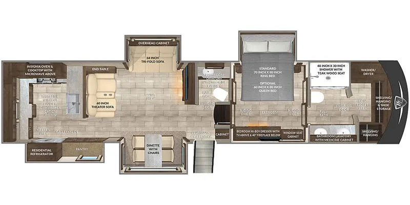 Vanleigh Beacon 41LKB floor plan
