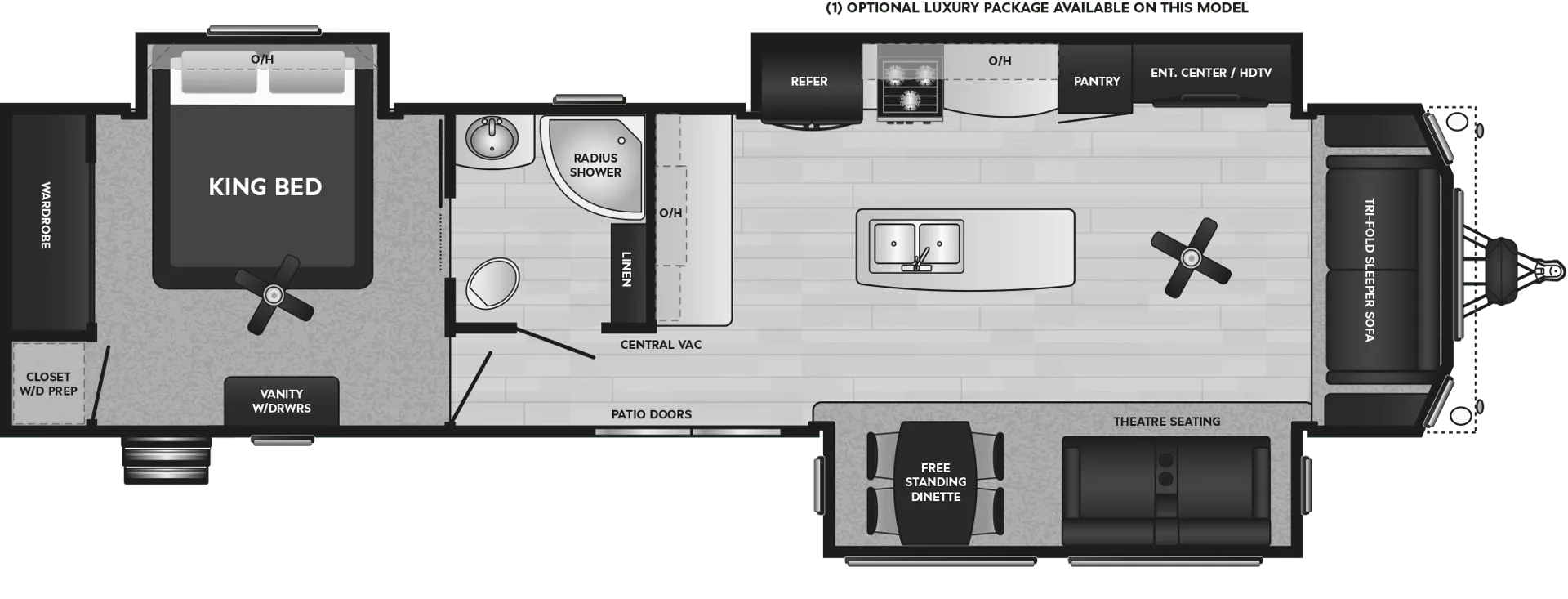 Keystone Retreat 391MKTS floor plan
