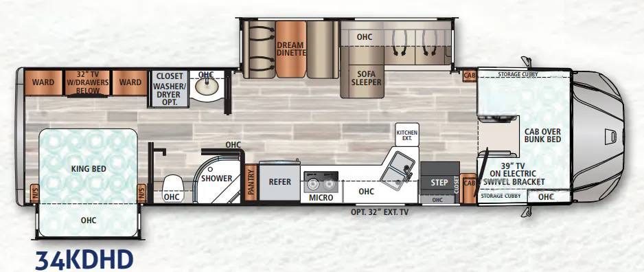 Dynamax Corp Force HD 34KD HD floor plan