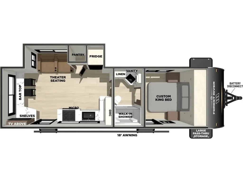 2026 Forest River Vibe 2400RB - Photo 4