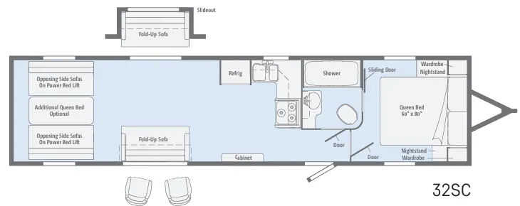 Winnebago Spyder 32SC floor plan