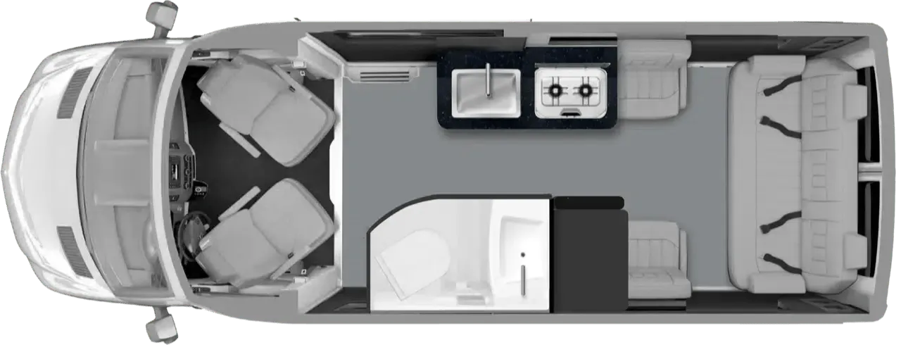 2026 Grech RV Turismo-ion AWD TOUR - Floor plan