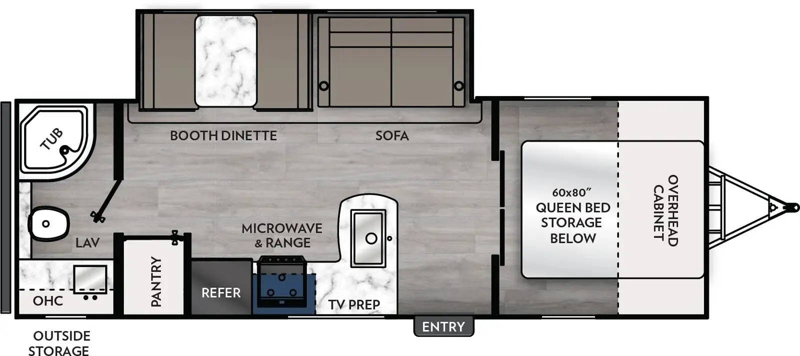 2025 Coachmen Apex 24RBX - Floor plan