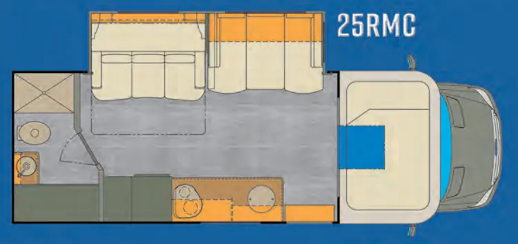 Renegade RV Vienna 25RMC floor plan