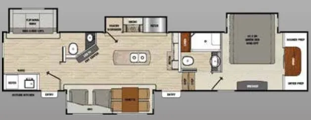 Coachmen Brookstone 364 DN floor plan