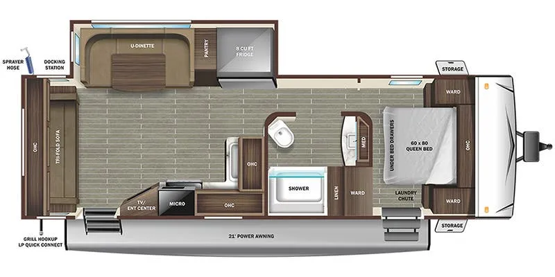 Starcraft Super Lite 262RL floor plan