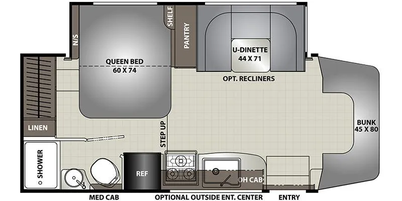 2024 Coachmen Prism Select 24FS - Floor plan