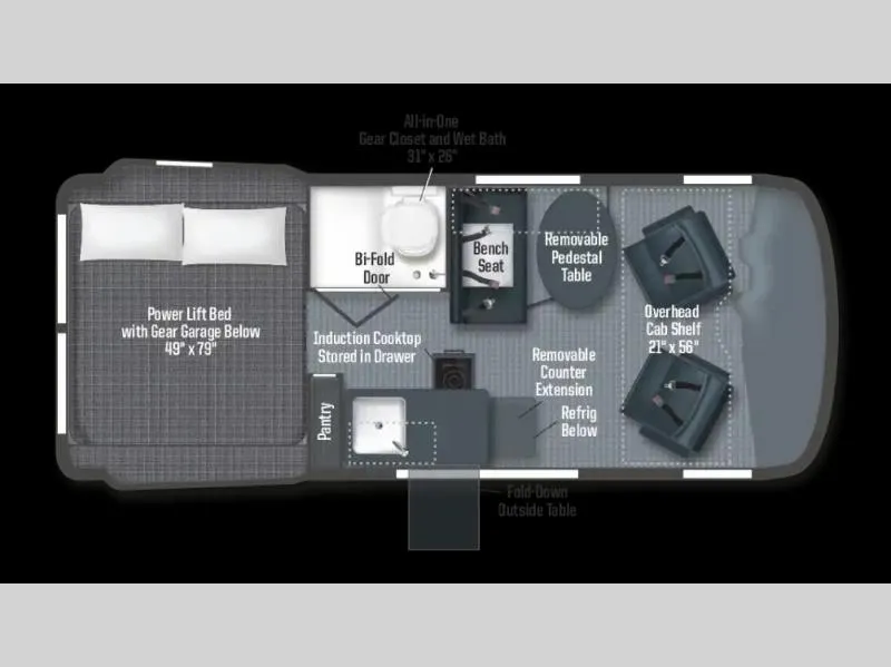 2026 Winnebago Revel Sport 44N - Photo 3