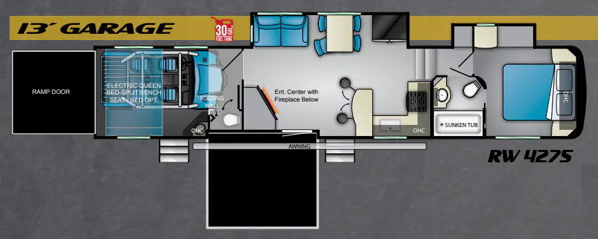 Heartland Road Warrior 4275 floor plan