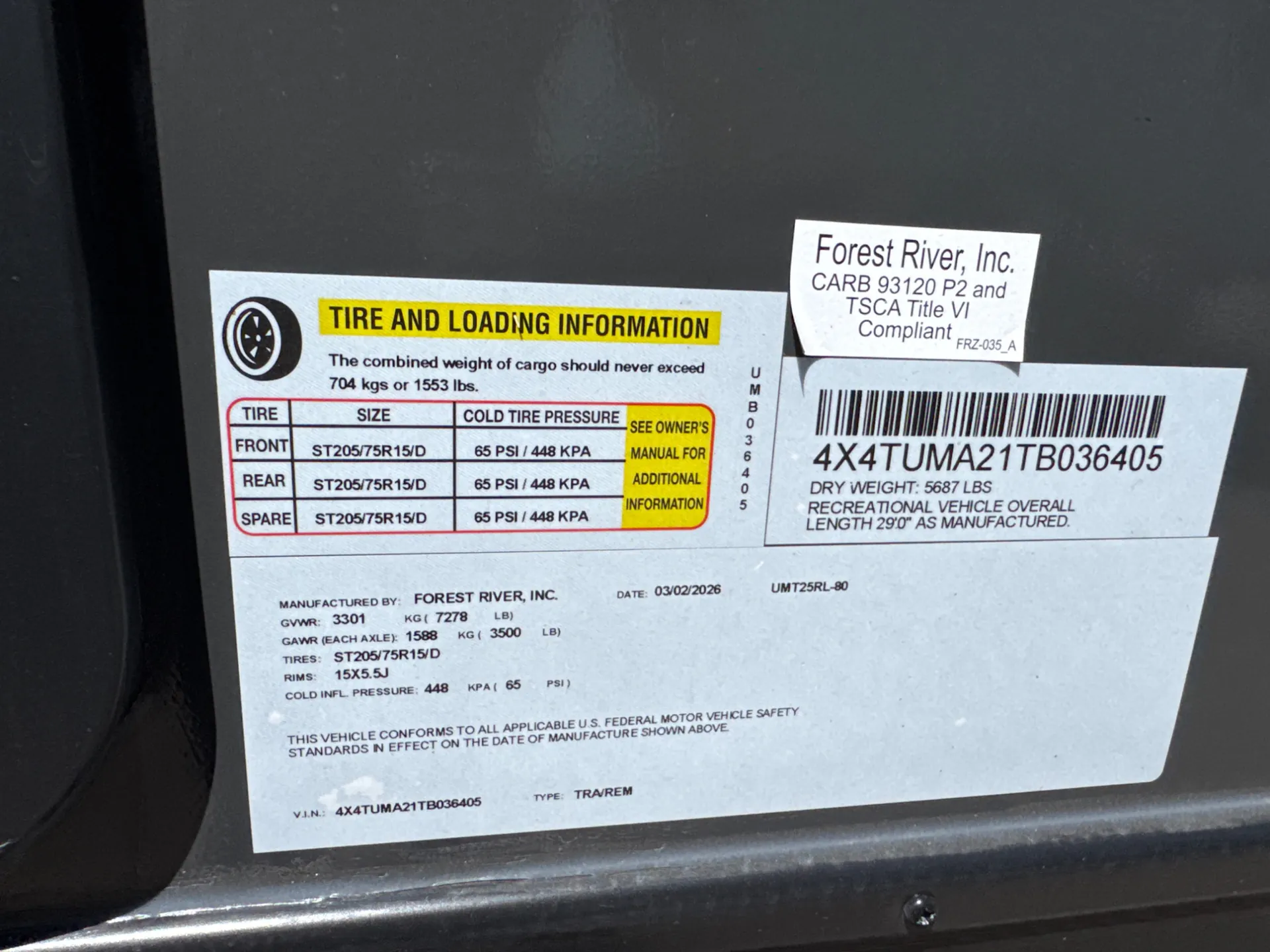 2026 Forest River R-Pod Un-Mapped 25RL dealer photo 21 from Trailer Source Inc. Co. Springs RV Center
