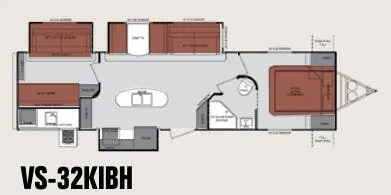 Cruiser RV ViewFinder Signature 32KIBH floor plan
