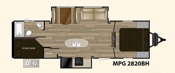 Cruiser RV MPG 2820BH floor plan