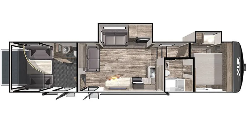 Forest River XLR Boost 35DSX11 floor plan