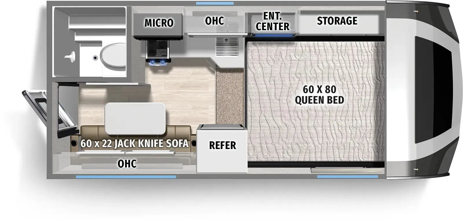 Palomino Backpack HS-750 floor plan