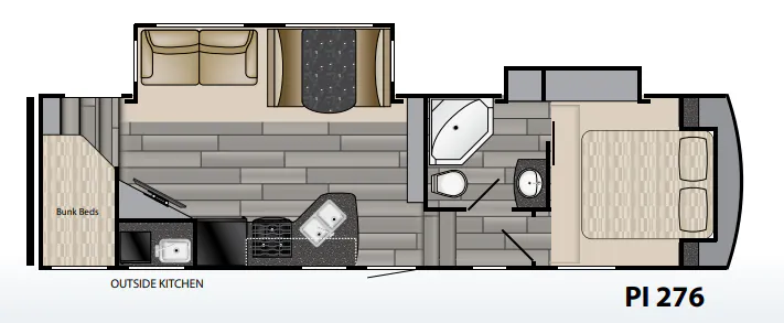Heartland Pioneer PI 276 floor plan