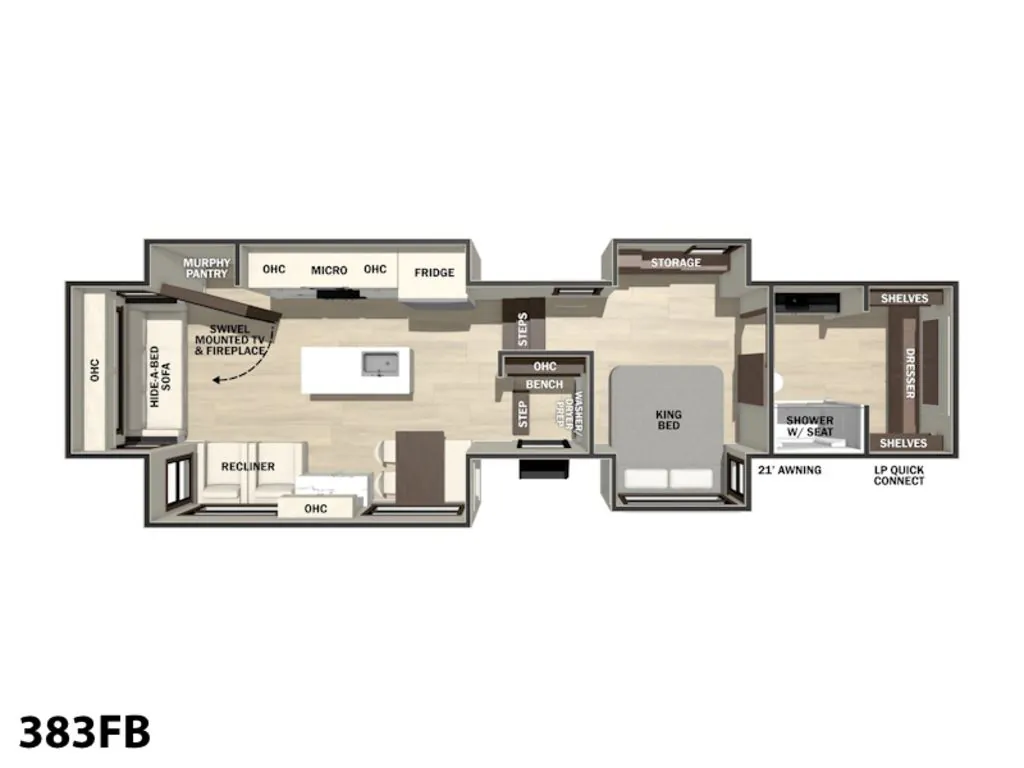 2026 Forest River Cedar Creek 383FB - Photo 3
