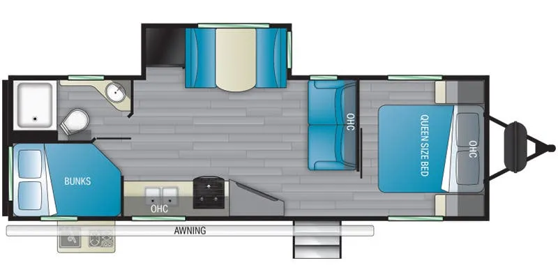 Heartland Sundance Ultra-Lite SDTT 265 BH floor plan