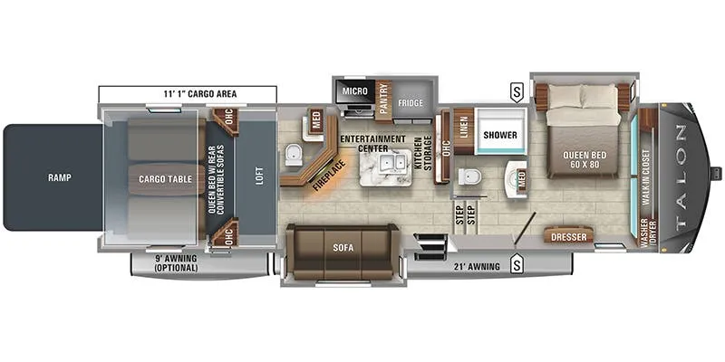 Jayco Talon 405T floor plan