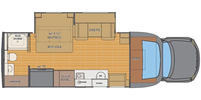 Renegade RV Veracruz 30VRM floor plan